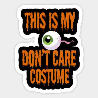 Halloween Introvert tshirt lazy costume Sticker